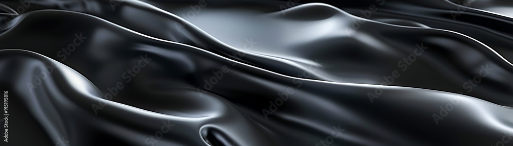 Abstract Black Fabric Texture Abstract Black Fabric Texture