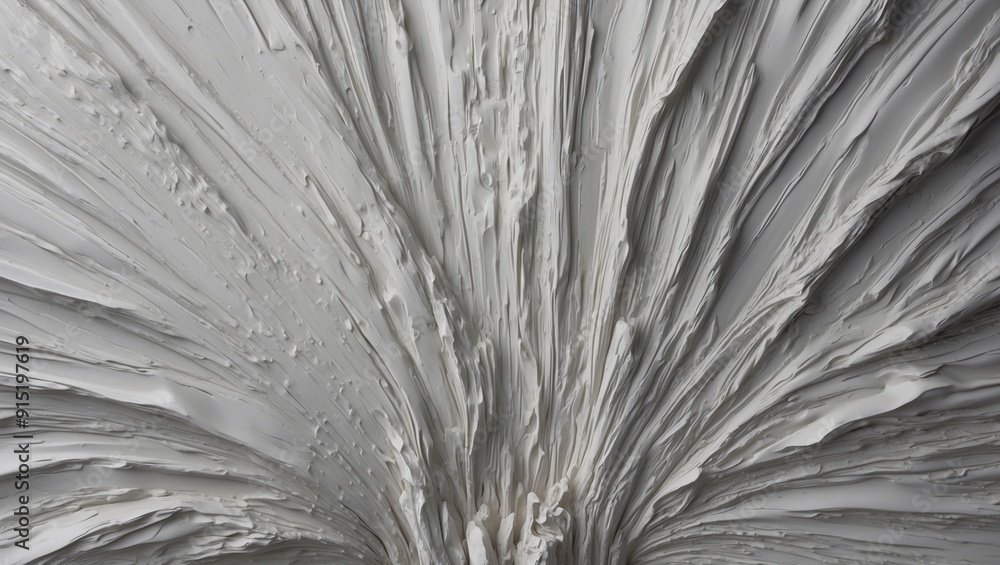 Obraz premium Dynamic white paint texture with energetic brush strokes