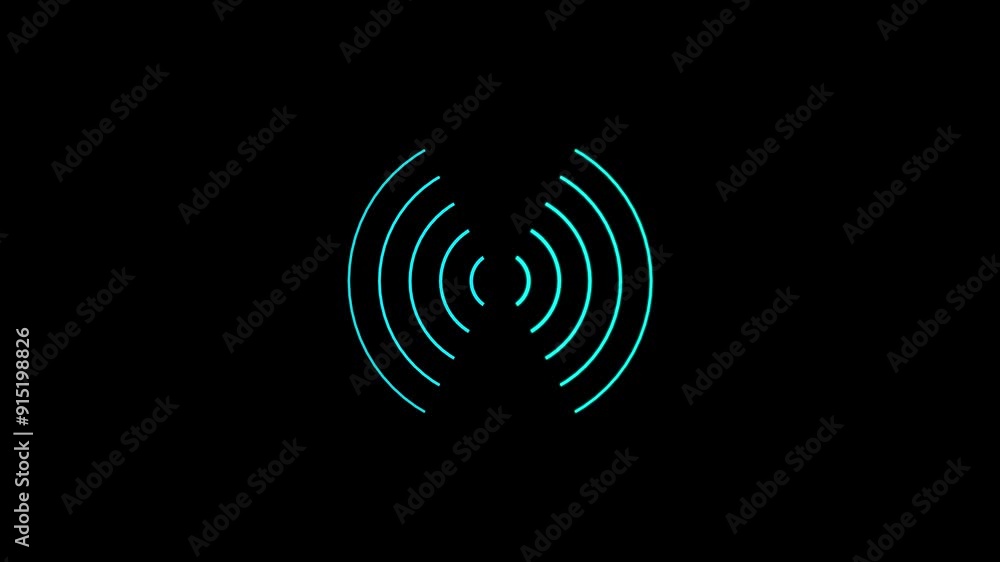 Round speaker turquoise color icon glowing animation video
Round speaker turquoise color icon glowing animation video
