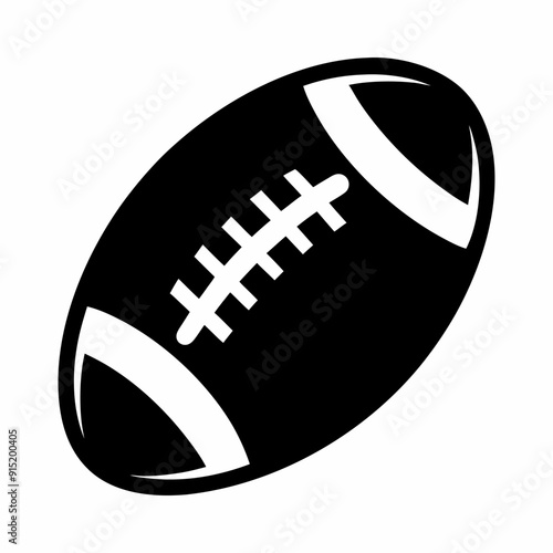 American football illustration