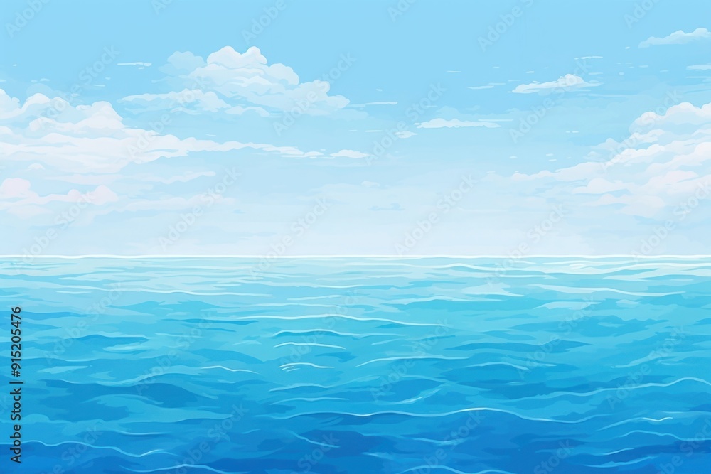 Obraz premium Ocean backgrounds outdoors horizon.