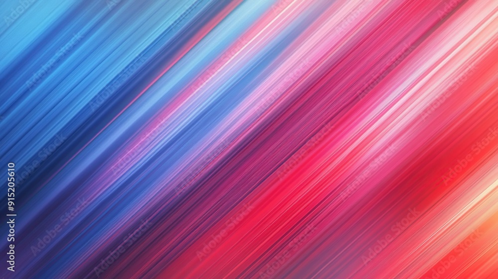Abstract background with diagonal lines in shades of pink, blue, and red.