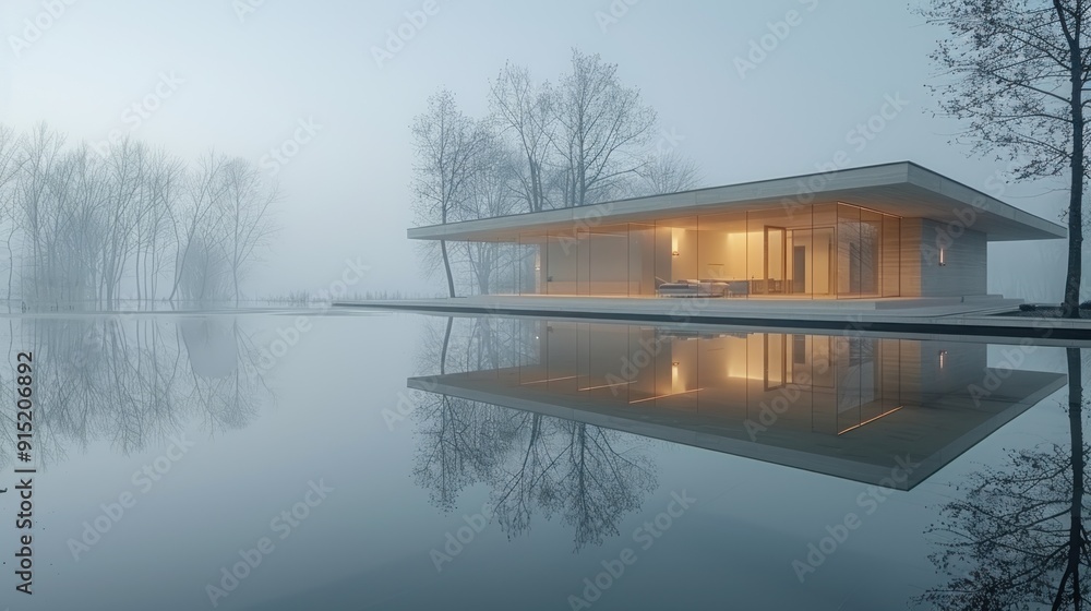Modern Minimalist House by the Lake Modern Minimalist House by the Lake