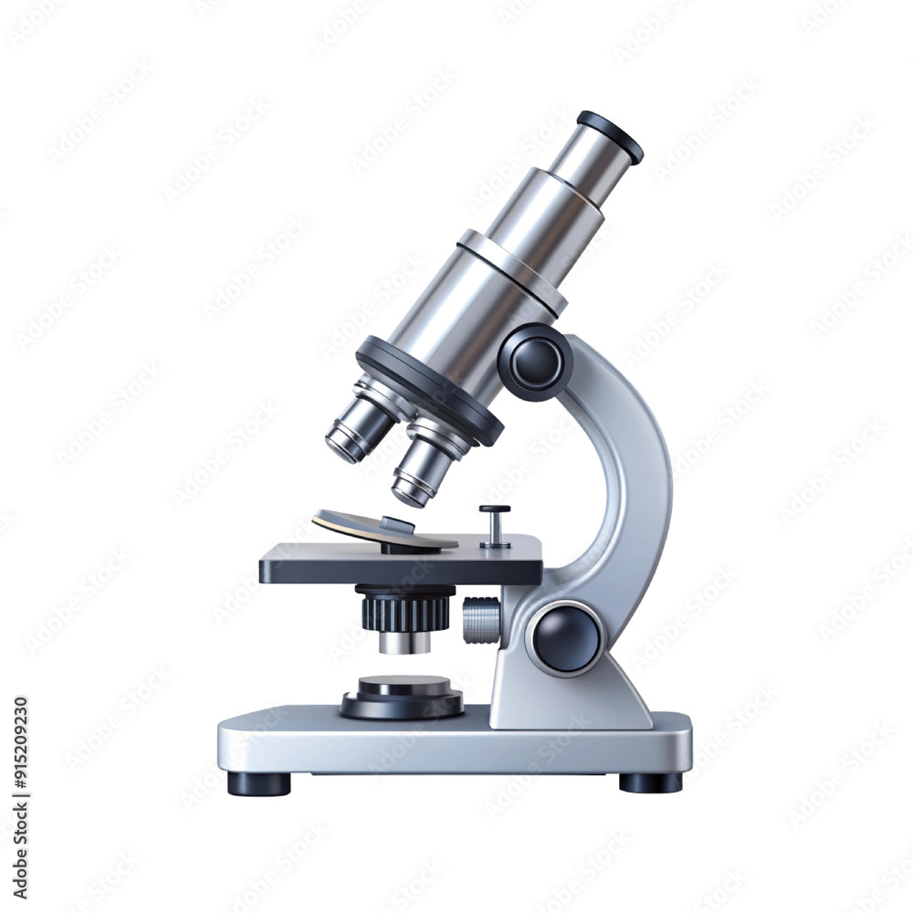 Microscope on white background Microscope on white background