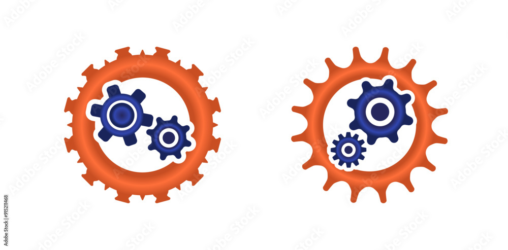 3d round cogwheels set vector graphic. Gears set illustration to use for technology, business, mechanics, engineering projects.
3d round cogwheels set vector graphic. Gears set illustration to use for technology, business, mechanics, engineering projects.