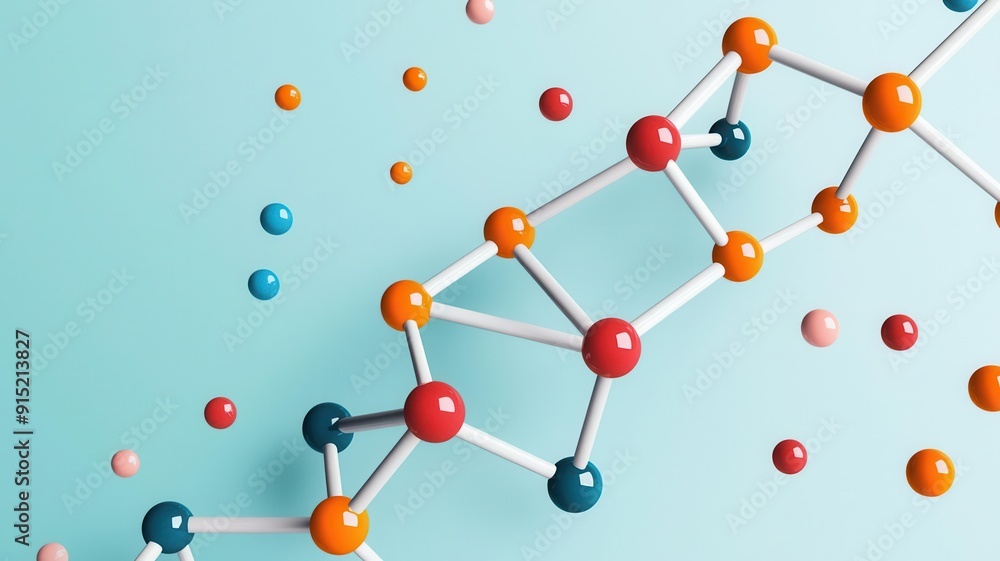 DNA strand, molecular structure, biotechnological advancements, design illustration DNA strand, molecular structure, biotechnological advancements, design illustration