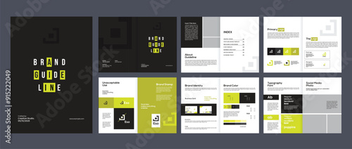 Brand Guidelines Brochure Design Template