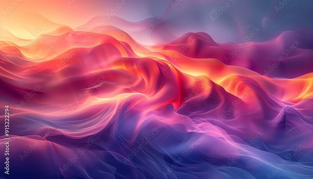 A smooth, fluid abstract background with soft pastel hues blending seamlessly A smooth, fluid abstract background with soft pastel hues blending seamlessly