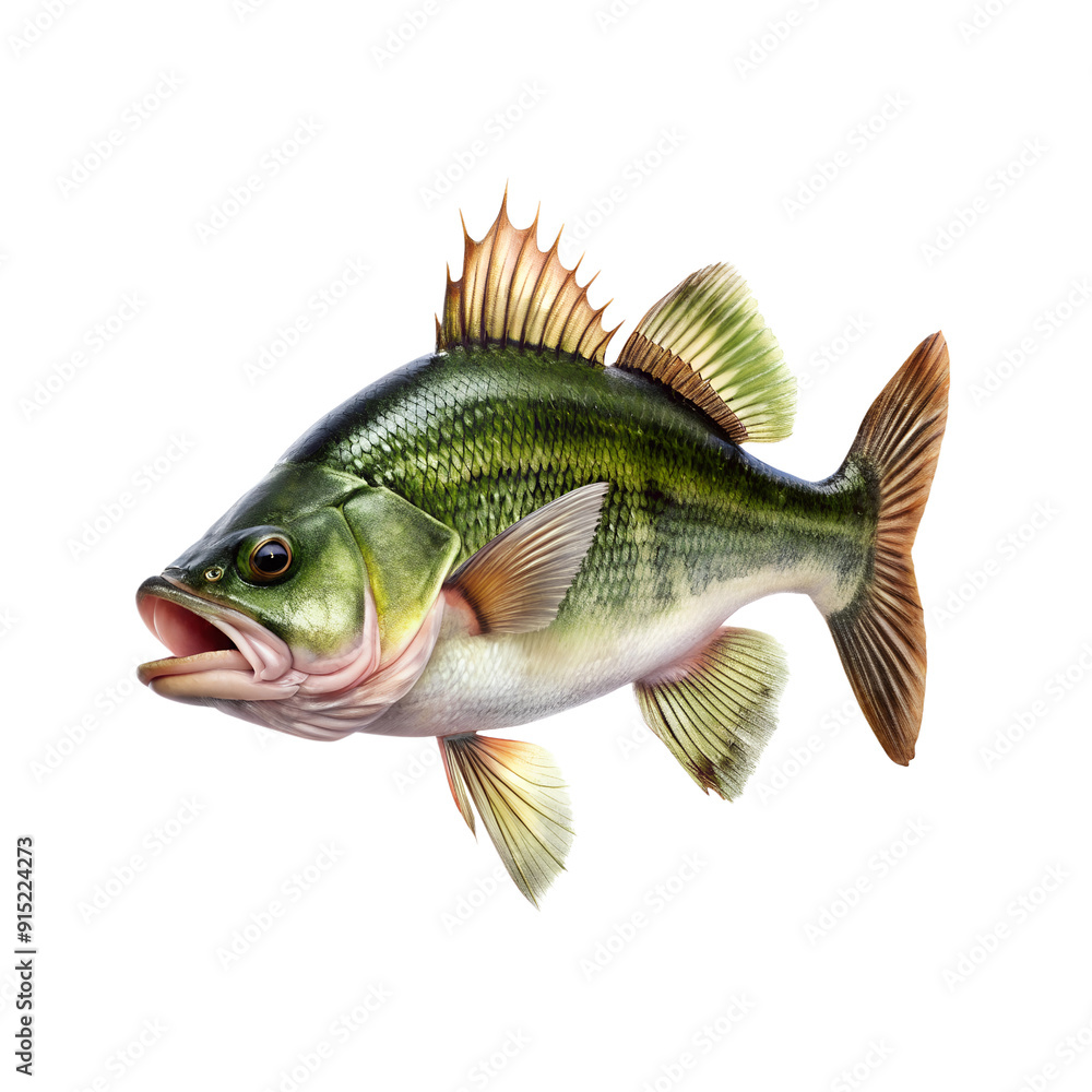 Fototapeta premium Largemouth bass fish 
