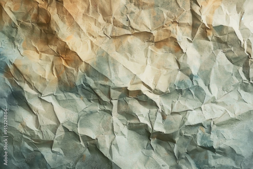 A close-up shot of a blank paper stuck to a wall A close-up shot of a blank paper stuck to a wall