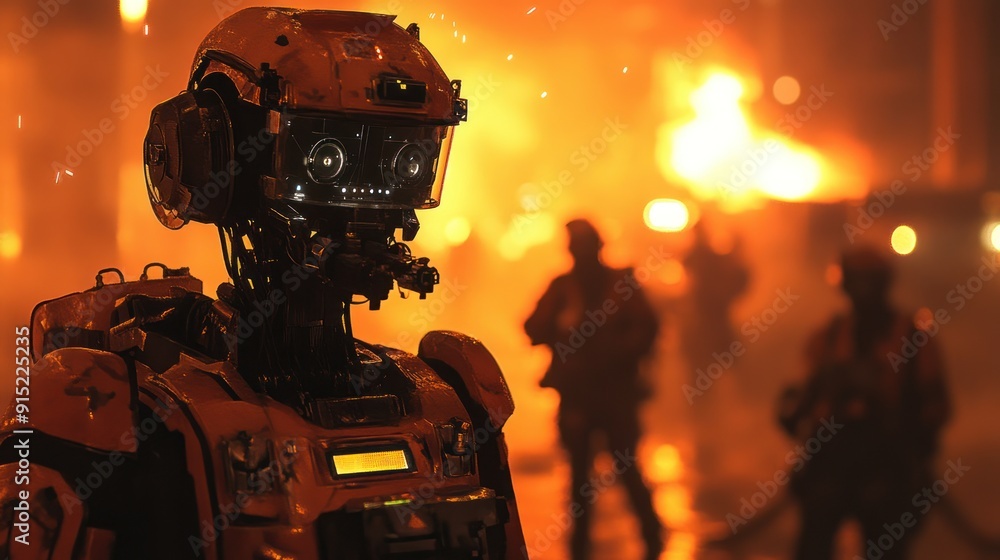 Robot in a Blazing Fire Robot in a Blazing Fire