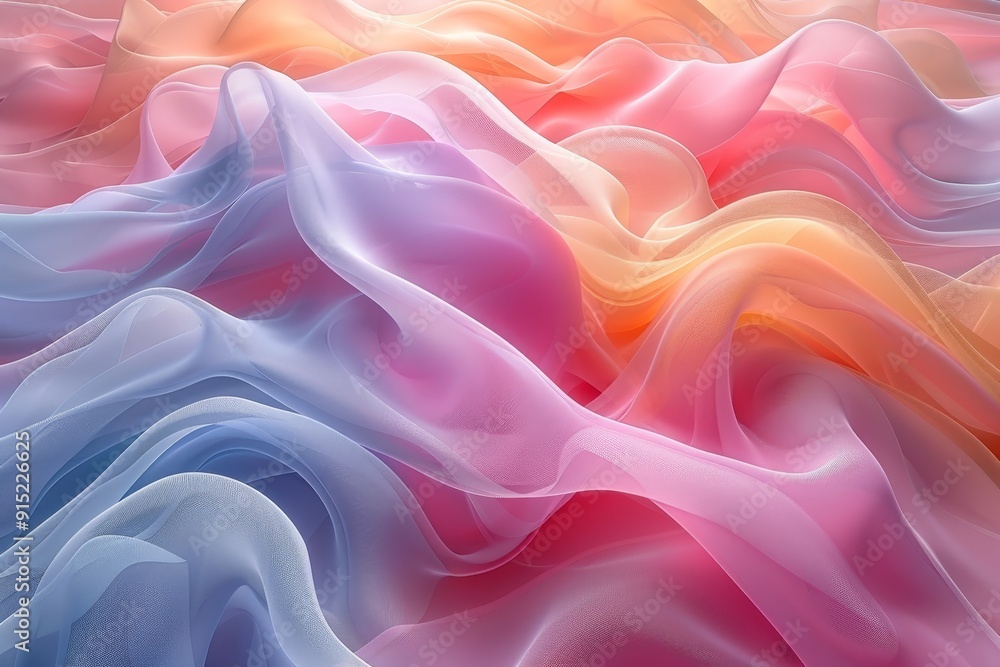 A smooth, fluid abstract background with soft pastel hues blending seamlessly A smooth, fluid abstract background with soft pastel hues blending seamlessly