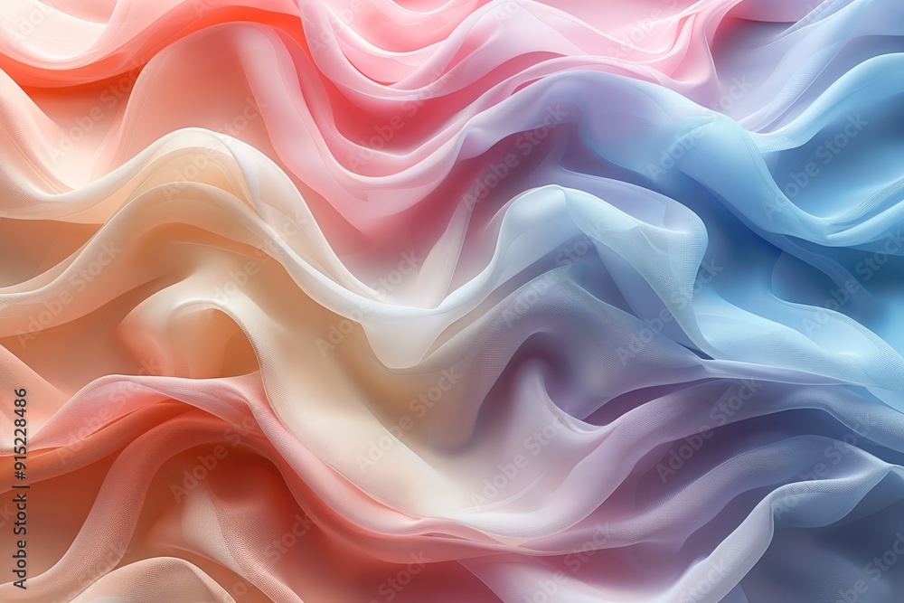A smooth, fluid abstract background with soft pastel hues blending seamlessly A smooth, fluid abstract background with soft pastel hues blending seamlessly