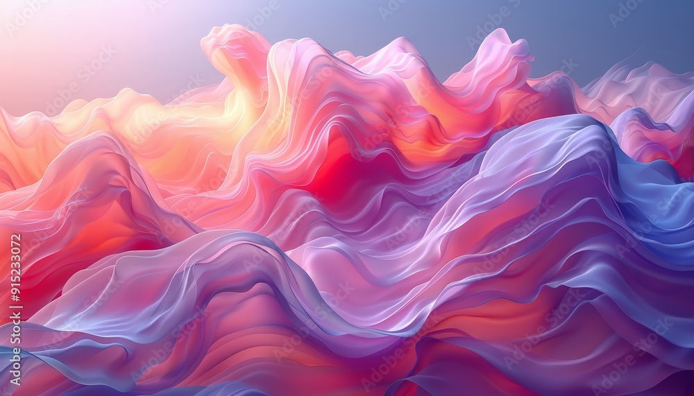 A soft abstract background with pastel hues and delicate, flowing shapes A soft abstract background with pastel hues and delicate, flowing shapes