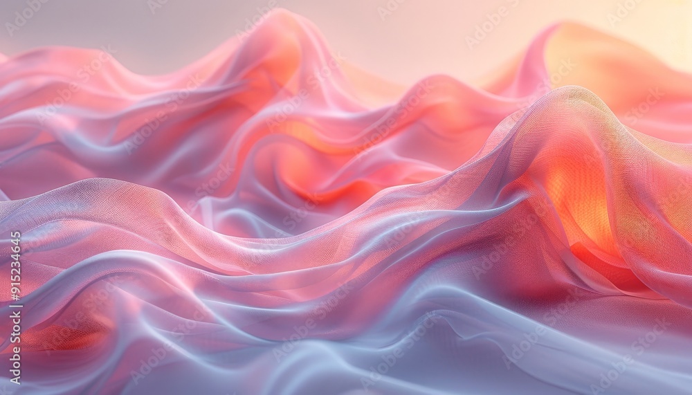 A soft abstract background with pastel hues and delicate, flowing shapes A soft abstract background with pastel hues and delicate, flowing shapes