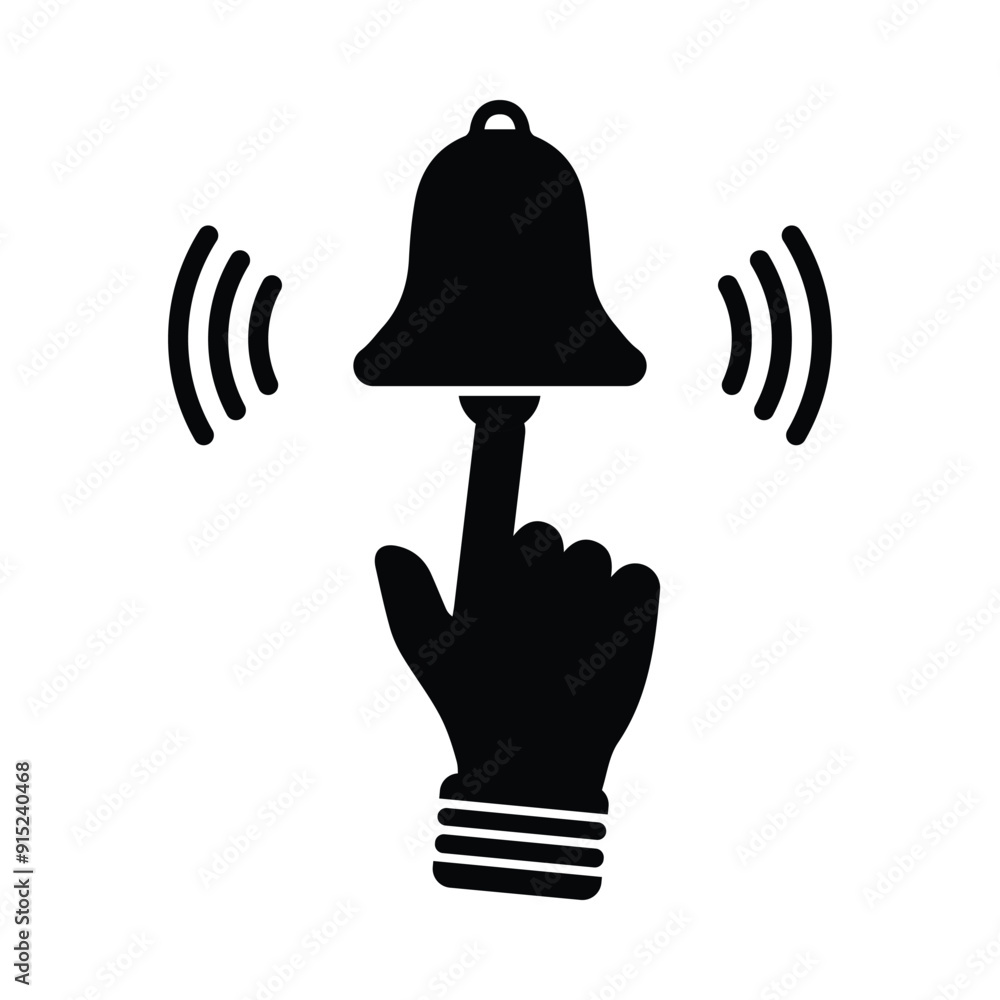 bell, doorbell, ring, hand, bell ring doorbell hand bell icon bell, doorbell, ring, hand, bell ring doorbell hand bell icon