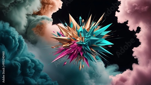 fireworks in the sky