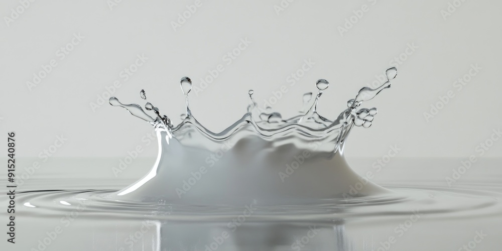 Water Splash White Surface Water Splash White Surface