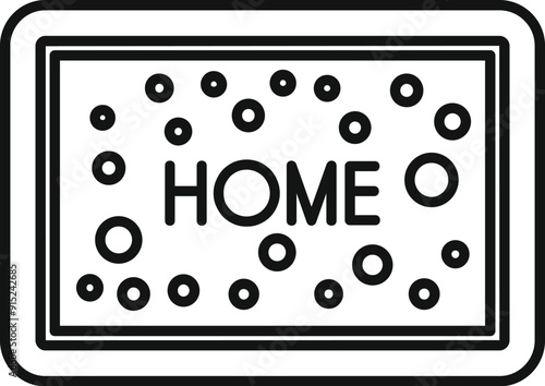 Home sweet home sign indicating place of comfort and belonging