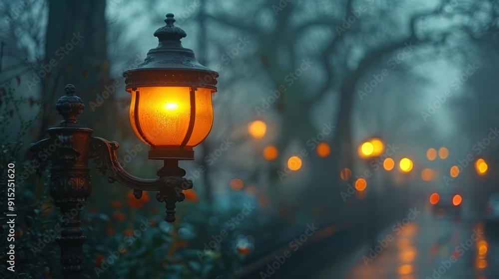 Street Lamp in the Mist Street Lamp in the Mist