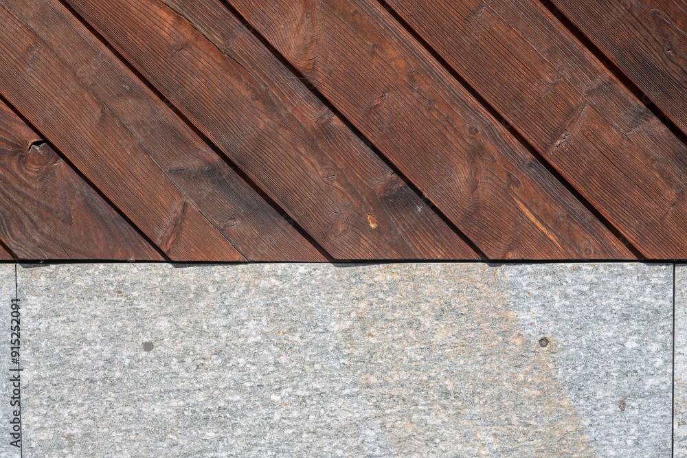 The texture of beaded wood on a modern building. ideal for building facades to protect thermal coats. improving the energy class. The texture of beaded wood on a modern building. ideal for building facades to protect thermal coats. improving the energy class.