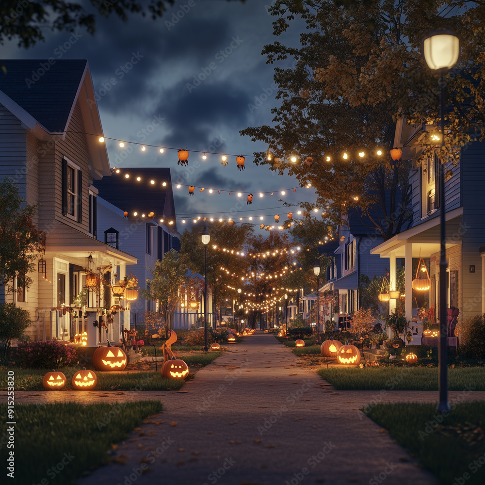 Obraz premium halloween scene