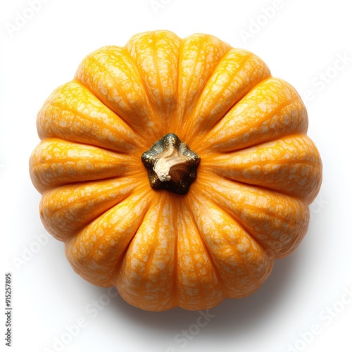Wallpaper Mural pumpkin isolated on white background with shadow. autumn fall fruit pumpkin for food preparation Torontodigital.ca