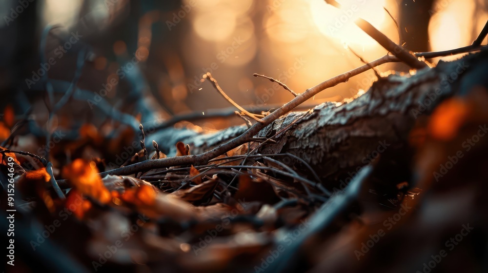 Outdoor shelter made of branches and leaves, showcasing survival skills in the wilderness, Realism, Earthy tones, Photography Outdoor shelter made of branches and leaves, showcasing survival skills in the wilderness, Realism, Earthy tones, Photography