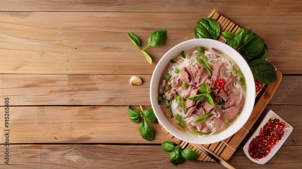 Pho Bo, vietnamese noodles soup Pho Bo, vietnamese noodles soup