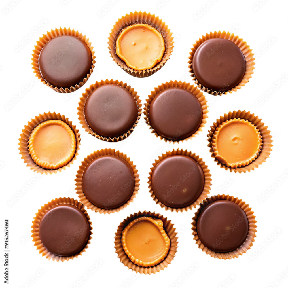 Vegan pumpkin pie top view isolated on transparent background. Vegan pumpkin pie top view isolated on transparent background.