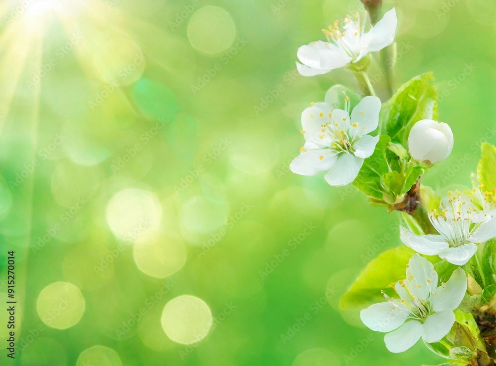 Green White Flowers Wallpaper Green White Flowers Wallpaper