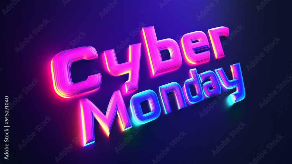 Cyber Monday, Black Friday. A banner for the sale. A technological banner. Cyberpunk style. Panda is on sale. Cyber Monday, Black Friday. A banner for the sale. A technological banner. Cyberpunk style. Panda is on sale.