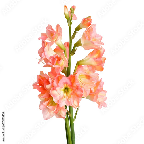 Snapdragons (Various Colors): Vertical and elegant, bouquet flower, photograph.