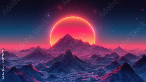 Amazing otherworldly scenery. Fantasy world background. Scenery background.