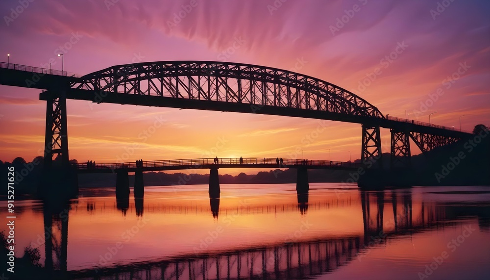 Naklejka premium Sunset