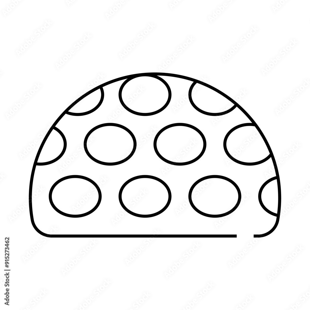 marine reef line icon vector. marine reef sign. isolated contour symbol black illustration marine reef line icon vector. marine reef sign. isolated contour symbol black illustration
