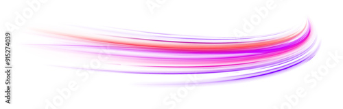 Light trail wave, fire path trace line, car lights, optic fiber and incandescence curve twirl. Dynamic white spiral, vortex or blizzard. 