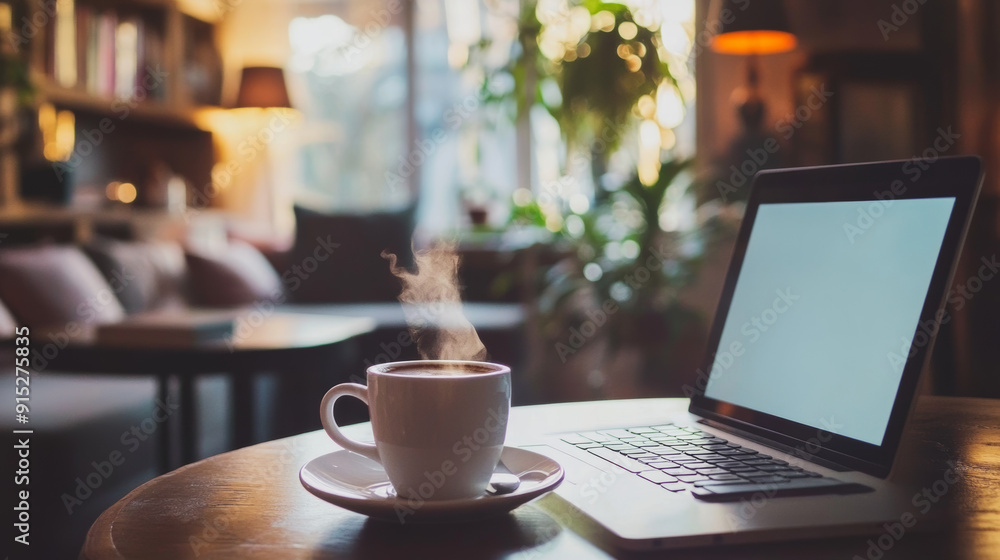 The aroma of coffee fills the room as a laptop rests on a nearby table, inviting you to indulge in a morning ritual of productivity and inspiration. The aroma of coffee fills the room as a laptop rests on a nearby table, inviting you to indulge in a morning ritual of productivity and inspiration.