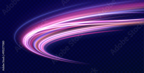 	
Lines in the shape of a comet against a dark background. Vortex streams of neon light. Big set of light neon lines in the form of swirl and spirals.	
