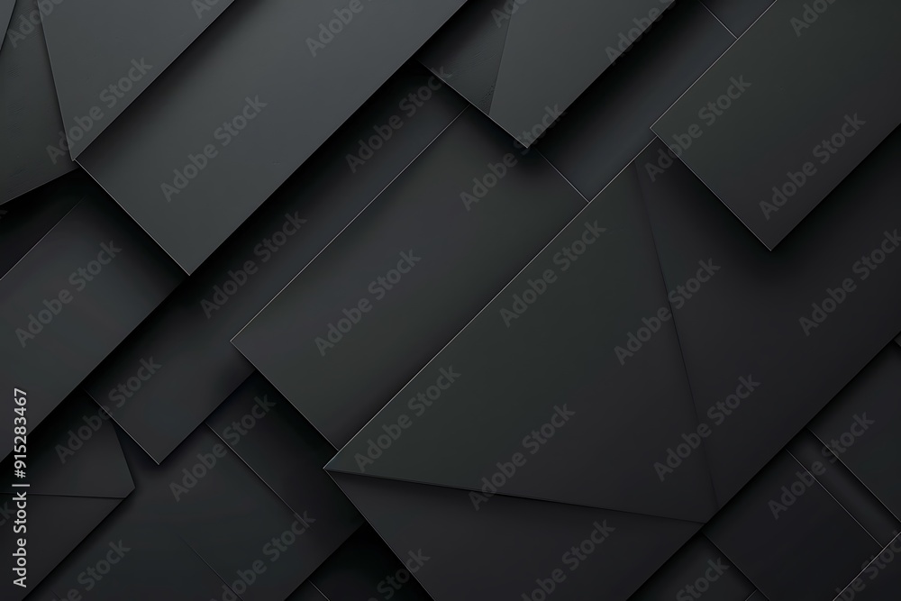 Abstract Black Geometric Background Abstract Black Geometric Background
