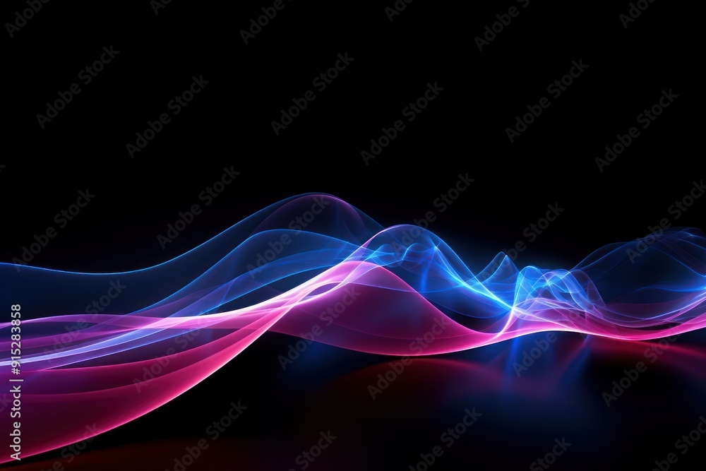 Colorful abstract neon light waves Colorful abstract neon light waves