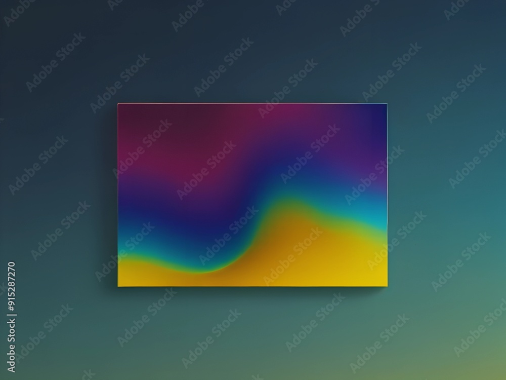 Naklejka premium gradient pattern with geometry of abstract rainbow and neon shades AI generated