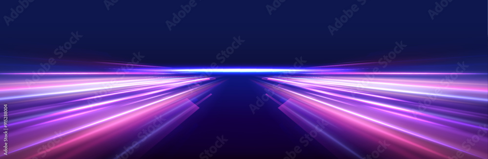 Ponomatic neon vector illustration in sporty style of futuristic technologies. Bright glowing line of new technologies on dark background in neon colors. Ponomatic neon vector illustration in sporty style of futuristic technologies. Bright glowing line of new technologies on dark background in neon colors.
