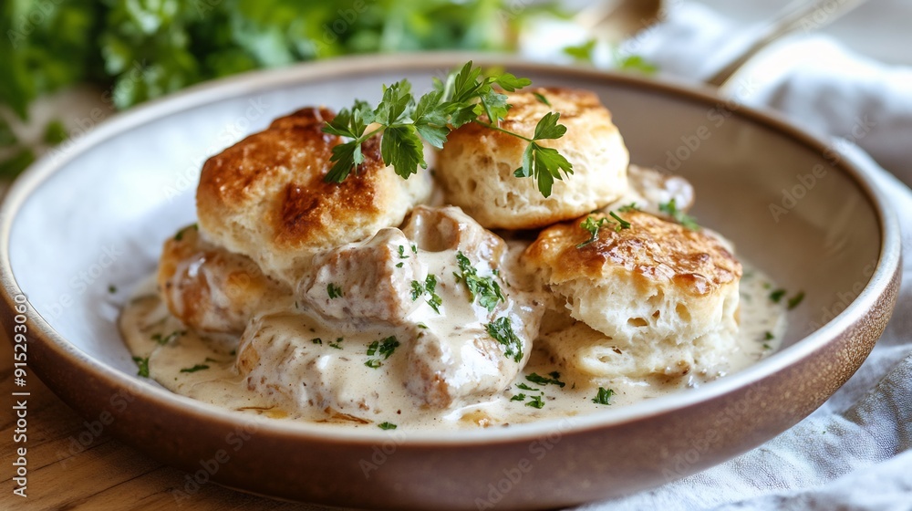 Buttermilk Biscuits and Sausage Gravy Buttermilk Biscuits and Sausage Gravy