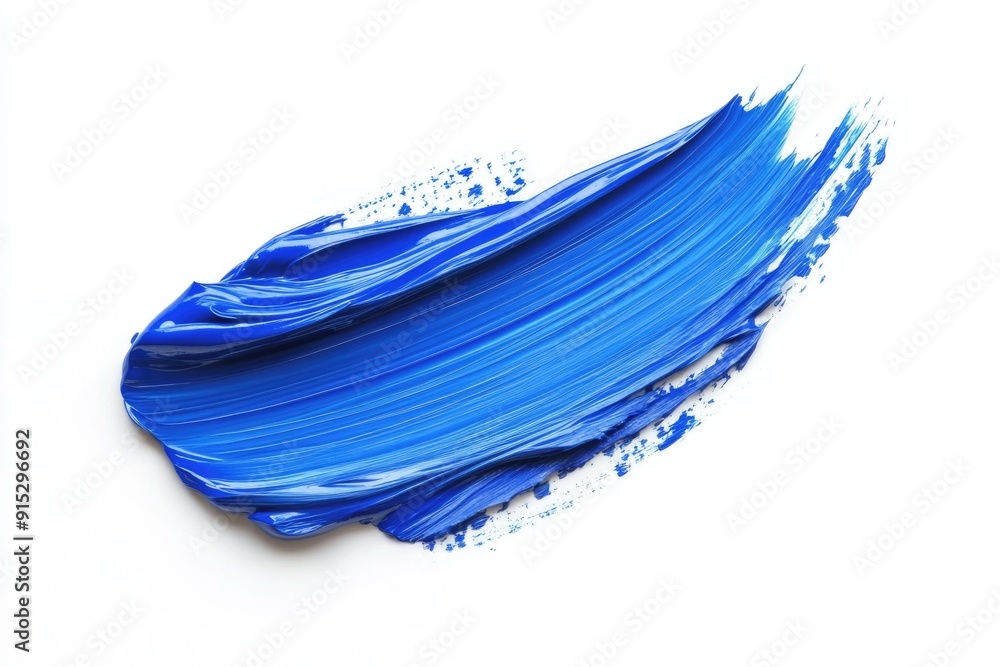 Fototapeta premium Blue Paint Close Up