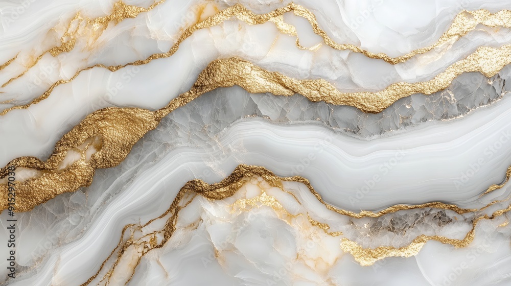 Beautiful white marble with elegant gold veining, creating a luxurious and sophisticated natural stone texture. Beautiful white marble with elegant gold veining, creating a luxurious and sophisticated natural stone texture.