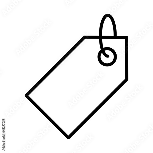 Sale Tag line icon