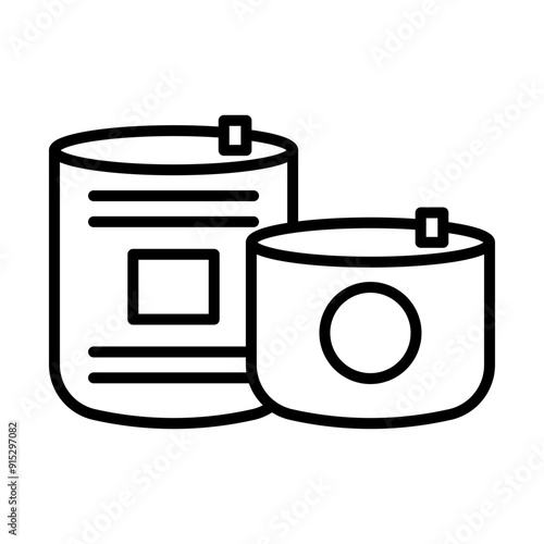 Canned Goods line icon
