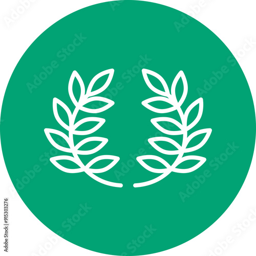 Film Festival line circle icon