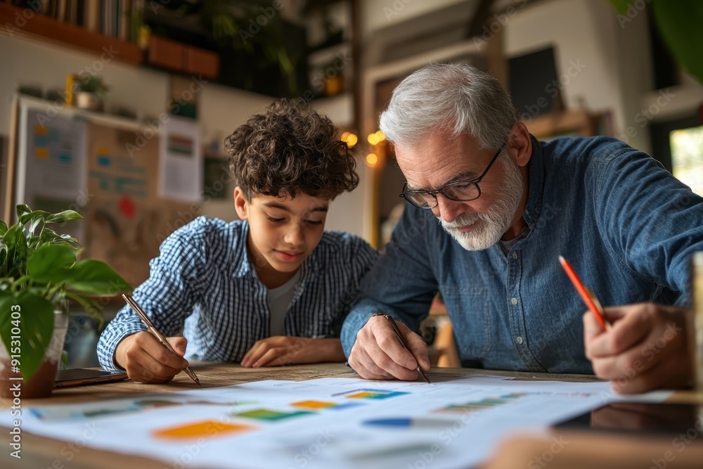 Mentoring Session: Young Person Setting Investment Goals with Senior Financial Advisor Mentoring Session: Young Person Setting Investment Goals with Senior Financial Advisor